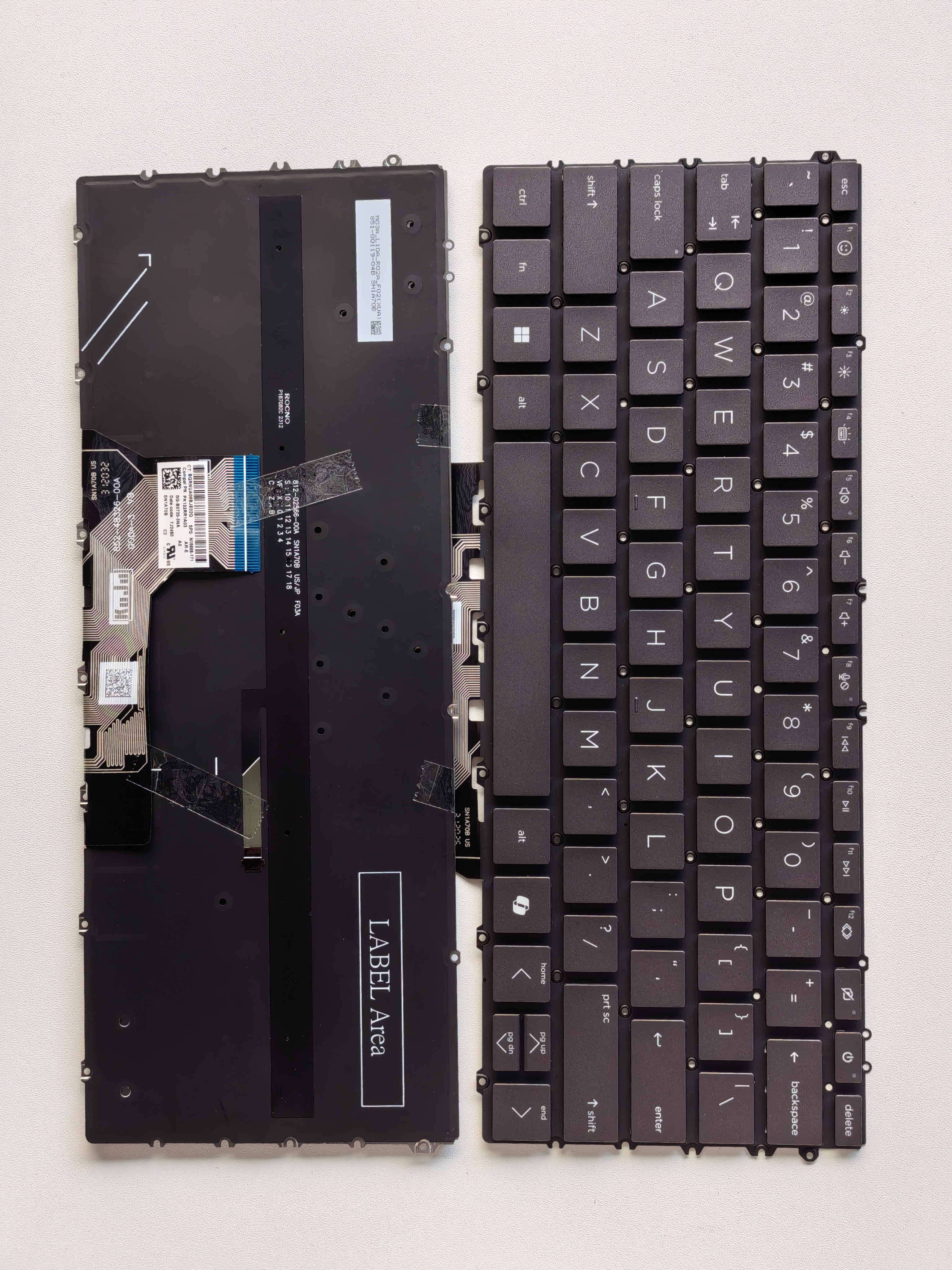 Picture of New Replacement Laptop Keyboard For HP 13-BF/16-AD AI key/14-FC/14-FA/16-AC/TPN-C161 Brown Backlit US Layout